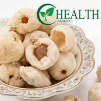 Gefreeze-droogde hele ontpitte lychee, hoge kwaliteit, natuurlijk gedroogde lychee, pitloos, hele vruchten, geschikt voor catering en snacks.