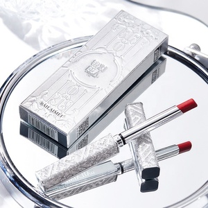 Nuevo lápiz labial delgado de plata de alta calidad Etiqueta Privada de lujo lápiz labial cosméticos maquillaje mate lápiz labial impermeable al por mayor - Product Image 1