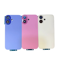 Vente en gros de coques arrière en verre pour iPhone 16, 16 Plus, 16 Pro, 16 Pro Max, 17, 17 Pro – Pièces de rechange complètes pour téléphones portables