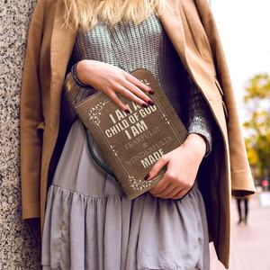 ซองหนังกันน้ำอเนกประสงค์มีซิปสำหรับใส่หนังสือความจุมากสำหรับคลุมไบเบิลของผู้ชายในโบสถ์ - Product Image 5