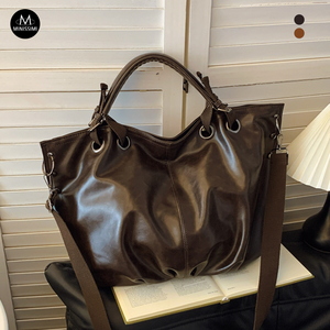 厂家直销 PU 简约轻质 Borsa 女士单肩包 皮革包袋 奢华女式手袋 - Product Image 4