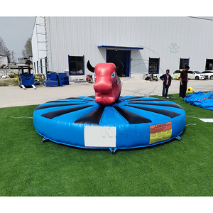 Toro Mecánico Inflable de PVC Comercial Directo de Fábrica con Colchón de Seguridad, Equipo de Carnaval para Adultos y Niños - Product Image 4