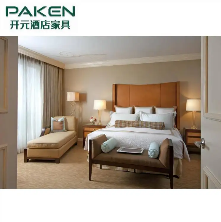 Excellent Hotel Furniture with Wooden Bedroom Furnishing