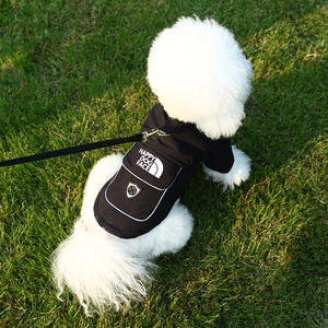 लक्जरी डिजाइनर छोटे मध्यम कुत्तों के लिए सर्दियों के पालतू वस्त्र मोटे गर्म पॉलिएस्टर प्यारा पोर्टेबल कुत्ते के लिए - Product Image 4