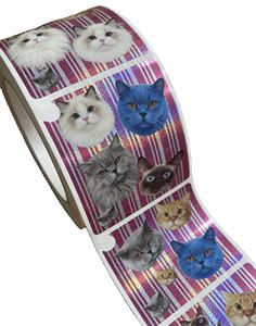 Pegatinas Personalizadas de Animales para Botellas de Perfume con Logotipo, Resistentes al Agua, al Aceite, Impresas con UV, Estampado en Caliente, Alta Adhesión - Product Image 4