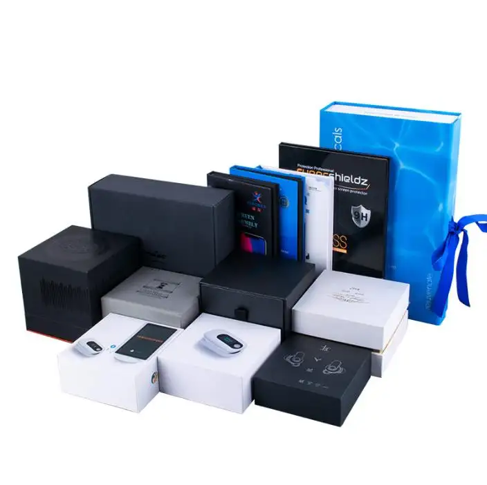 Cardboard Gift Box Latest Short Run Novelty Golden Supplier Mug Pack Usb Packing Multiple Product Electronic Items Packing Box