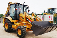 LOVOL Weichai Bersertifikat CE Mesin Pemindah Tanah Mini Traktor Dapat Diderek 4x4 Pertanian Backhoe Front Loader Excavator Impor
