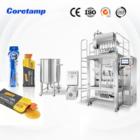 Machine d'emballage automatique multi-voies pour sachets de gel énergétique et de miel liquide haute viscosité