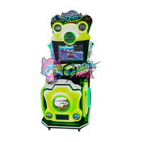 Machines de Jeu Vidéo Simulateur de Conduite de Voiture Mini Arcade Colorful Park pour Enfants