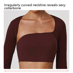 Nieuw logo Naadloze 2-delige Hoge Kwaliteit Fitness Compressie Yoga Kleding Leggings Workout Sets Aangepast logo voor Vrouwen - Product Image 3