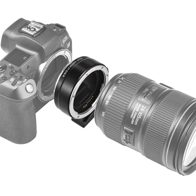 EF-EOSR Auto Focus Camera Lens Adapter Ring Support EXIF Auto Focus Lens Mount Adapter for Canon EF EF-S Lens to EOS R RF Mount