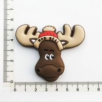 Vente en gros Aimant de réfrigérateur en résine Canada Montréal Québec Espagne Madrid Barcelone France Kenya souvenir de voyage cadeau décoratif