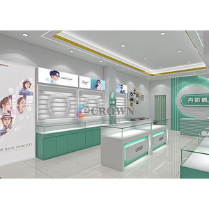 Mall Shop Design Counter showcase Sunglass Retail Optical Shop Haptic Lens Counter showcase Beauty <strong>Pl</strong> Unique Shop Ocular Cabinet OEM - Product Image 6