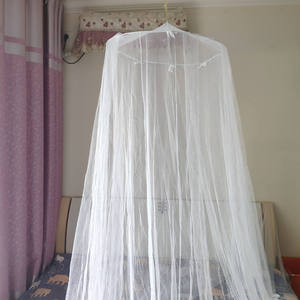 Moustiquaire Dôme Ronde en Tissu Polyester Blanc, Protection Complète Contre les Insectes, Tente <span class=keywords><strong>Anti</strong></span>-Moustiques Pratique pour Lits (Vente en Gros) - Product Image 2