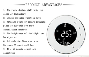 Beca BHT-6000 Smart Wifi <span class=keywords><strong>Thermostat</strong></span> Z-Wave Home Solution pour le <span class=keywords><strong>chauffage</strong></span> au sol <span class=keywords><strong>central</strong></span> - Product Image 5