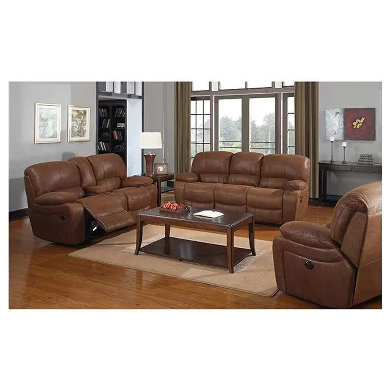 furniture supplier of recliner leather sofa living room hotel furniture recliner sofa