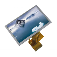 Écran tactile lcd pour gps, avec panneau tactile résistif, 800 pouces, résolution 480x5.0, original