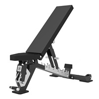 Chaise de fitness multifonctionnelle commerciale à angle négatif, banc d'haltères inclinable réglable et pliable, modèle BX-S4