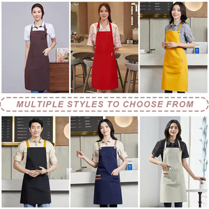 Ý Tưởng Quà Tặng Unisex Có Thể Điều Chỉnh Bông Tạp Dề Với Biểu Tượng Tùy Chỉnh Cho Nail Techs Salon Cắt Tóc Làm Việc BBQ Nhà Bếp Waitress-Nhà Máy Tùy Chỉnh - Product Image 2