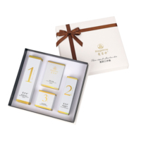 Boîte cadeau pour soins de la peau au design populaire avec couvercle, taille personnalisée, laminage mat, emballage en carton ondulé pour cosmétiques