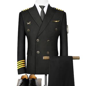 Pabrik Seragam Pramugari Berkualitas Tinggi Seragam Kapten Penerbangan untuk Pilot Maskapai - Product Image 2