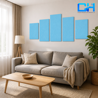 Panneau acoustique en polyester de forme hexagonale Chiheng, isolation phonique professionnelle, classe B1, ignifuge, pour traitement acoustique des salles de classe