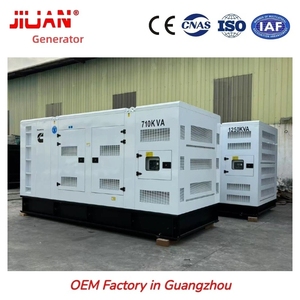Groupe électrogène silencieux/containerisé de secours haute puissance 1 MW 1000 kW 1250 kVA, modèle KTA38-G9 avec moteur diesel Stamford 60 Hz, Guangzhou - Product Image 2