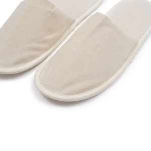 Zapatillas de hotel desechables biodegradables ecológicas toboganes baratos para hoteles y aerolíneas servicios de hotel - Product Image 2