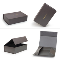 Boîte-cadeau cosmétique magnétique haut de gamme faite à la main Éponge imperméable à l'eau de stratification mate pour le papier d'accessoires de vêtements d'huiles essentielles