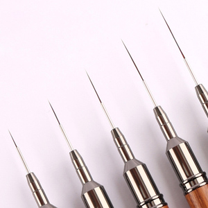<span class=keywords><strong>Pinceau</strong></span> Stylo Nail Art à Pointe <span class=keywords><strong>Extra</strong></span> Fine en Nylon, Manche en Bois de Luxe, Forme Ovale, Tailles 6mm/18mm, Vente Chaude - Product Image 6