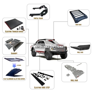 2009 2012 2013 Toyota Hilux Grs Revo Hamer doppio tappo coperchio a <span class=keywords><strong>rulli</strong></span> alimentato vassoio retrattile cofano posteriore copertura Tonneau - Product Image 5