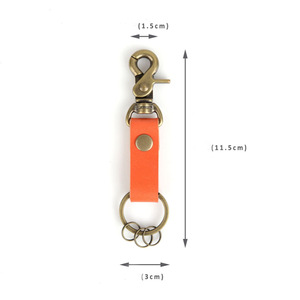 Personalized <b>leather</b> <b>keychains</b>, retro-style car <b>keychains</b>, bag and car accessories, logo printing available. - Product Image 5