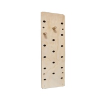 Uniqfitness 2023 Offre spéciale Entraînement de fitness mural extérieur ou intérieur Planche à grimper en bois pour l'escalade