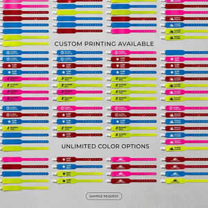 Braccialetto Identificativo Monouso Impermeabile in Plastica, Cinturino Riflettente in PVC Resistente con Chiusura a Scatto - Product Image 4