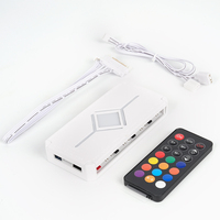 Controlador ARGB XINMAI de 5V con Control de Ventilador PWM, Controlador de Iluminación RGB Magnético para Caja de PC con Control Remoto OEM ODM