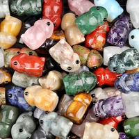 Vente en gros de statues de fée grenouille mignonne ornements artisanaux pour amoureux des grenouilles 40*25mm statue de grenouille amusante décoration de jardin en pierre pour la maison et le bureau