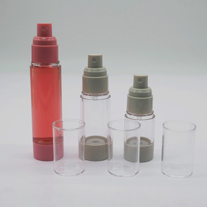Bouteille de pulvérisation sans <span class=keywords><strong>air</strong></span> transparente crème sérum cosmétique bouteilles de pompe sans <span class=keywords><strong>air</strong></span> bouteille de pompe de pulvérisation rose bouteille de lotion pour les mains de marque privée - Product Image 4