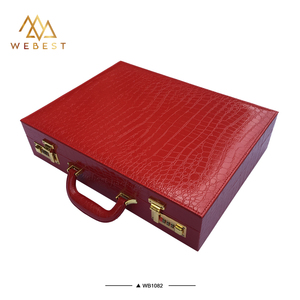 กล่องใส่เครื่องประดับหนังเทียม PU คุณภาพสูงจาก Webest Middle East UAE สำหรับเดินทาง พร้อมกุญแจล็อค - Product Image 2