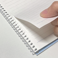 Carnet de notes à spirale A5 B5 Journal intime avec logo personnalisé Étudiants Affaires Facile à arracher