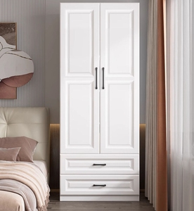 Armoire moderne simple pour la maison, chambre à coucher, <span class=keywords><strong>petit</strong></span> appartement, armoire <span class=keywords><strong>de</strong></span> <span class=keywords><strong>rangement</strong></span> en <span class=keywords><strong>bois</strong></span>, chambre d'enfant, location, armoire personnalisée <span class=keywords><strong>de</strong></span> luxe légère - Product Image 1