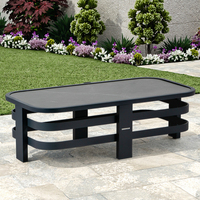 Günstige Preise Modernes Outdoor-Sofa-Set mit Aluminiumrahmen Wetterfest für Garten, Terrasse, Hotel & Innenhof