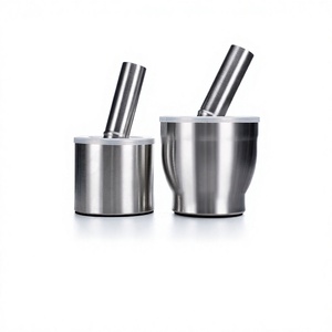 Juego de Mortero y Pilón de Acero Inoxidable SUS304 SUS316, Duradero, Resistente a la Corrosión, Fácil de Limpiar, Herramienta de Molienda para Laboratorio - Product Image 6