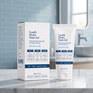 Gel Conductor de Electrolitos Lymfit Hydra Sonic de 90g para Dispositivos de Belleza, Complejo de Péptidos EGF PDRN, Piel Normal, en Envase - Product Image 3