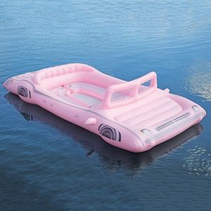 21-Foot retro màu hồng chuyển đổi Limousine <span class=keywords><strong>Float</strong></span> chuyển đổi Inflatable hồ nước giải trí cơ sở cho thư giãn - Product Image 3