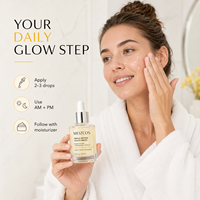 Sérum Triple Peptide Marque Blanche Niacinamide Vitamine E Perles Ectoïne Acide Hyaluronique Gouttes Visage Raffermissantes Hydratantes Éclatantes 30ml OEM ODM