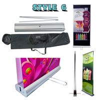 Supports de bannières déroulables portables en aluminium légers pour la promotion d'événements et d'expositions (vente en gros)