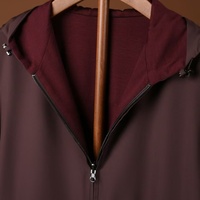 Blouson bomber unisexe réversible coupe-vent résistant à l'eau en tissu suédé style décontracté sportif respirant doublé polaire court