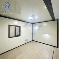 Casa Contenedor Moderna HESHI de 40 Pies, Módulo de Vivienda Prefabricado con Diseño Rectangular para Uso Residencial