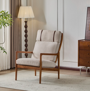 Fauteuil inclinable de loisirs en bois et tissu pour balcon d'hôtel, directement de l'usine Accent Home Furniture, idéal pour salon - Product Image 2