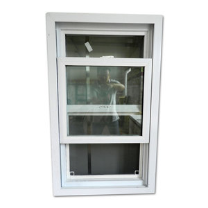 Prix d'usine bon marché Fenêtre personnalisée Fenêtre à guillotine double/simple Fenêtre en <span class=keywords><strong>PVC</strong></span> - Product Image 1